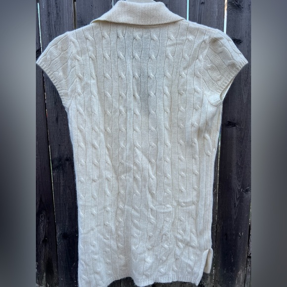 White cable knit Rugby Ralph Lauren sweater, size S - Picture 2 of 4